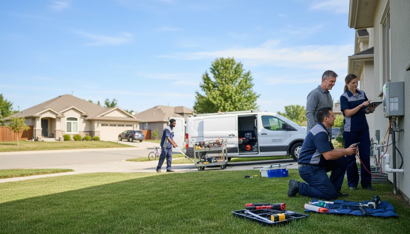 Tankless water heater service in Center Cross, VA